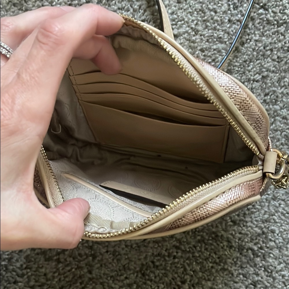 Michael Kors Rose Gold Crossbody Bag - Picture 4 of 4